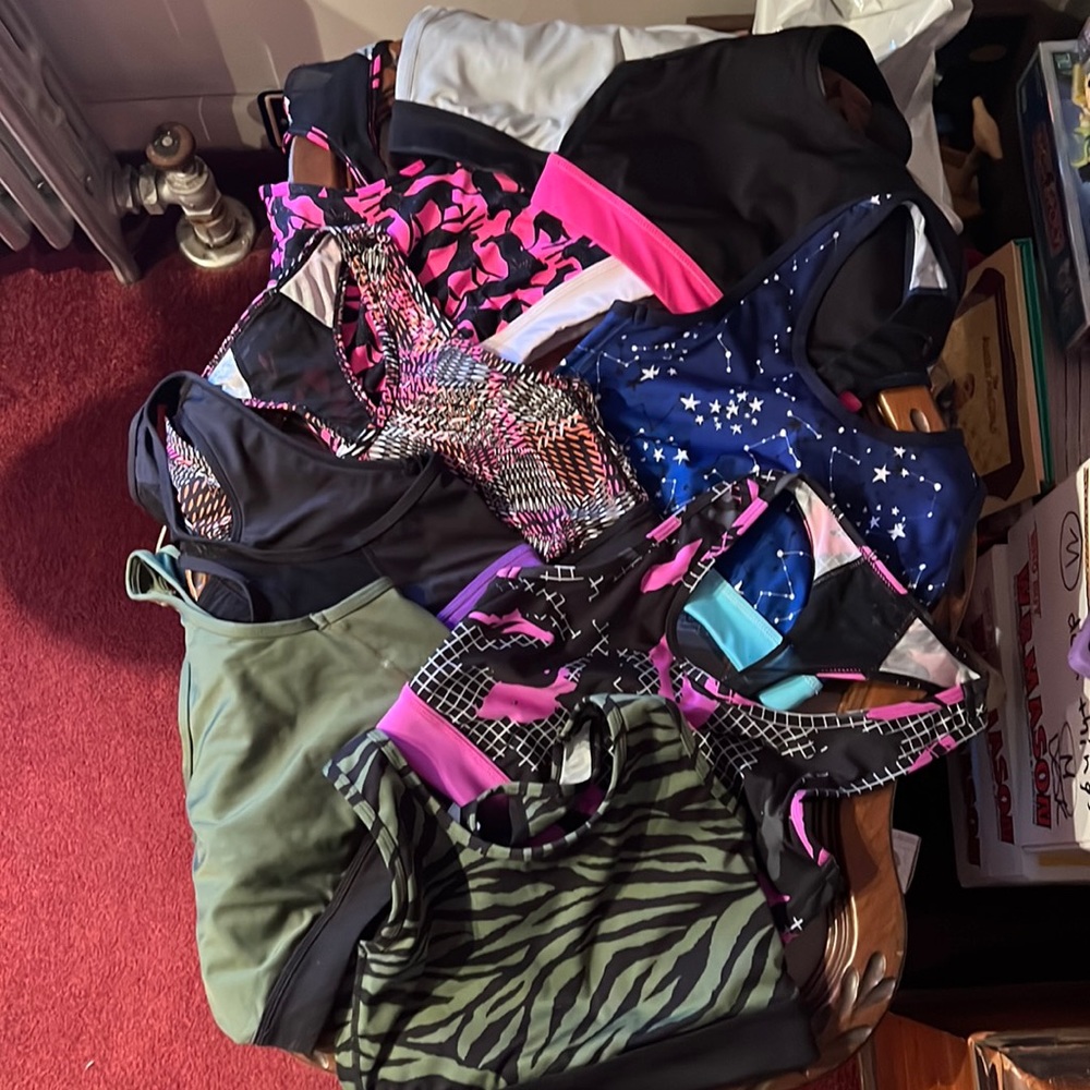 Set of Lularoe sports bras. Size XS lot of 9